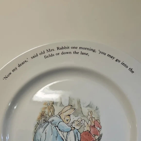 Peter Rabbit Ceramic Plate - Picture 2 of 8